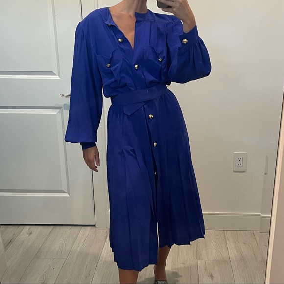 Akris Vintage Silk Dress - Picture 5 of 16